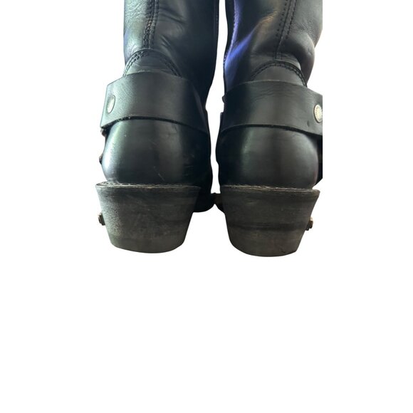 Milwaukee Leather Women's Black Genuine Leather Riding Boots Size 6 . - Picture 7 of 15